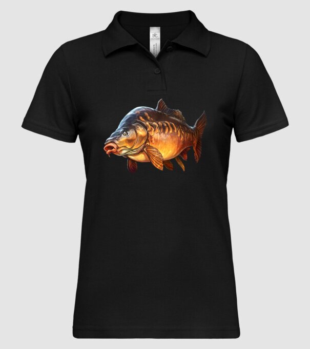 Carp model negru pe tricou