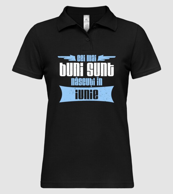 Cei mai buni sunt născuți în iunie model negru pe tricou