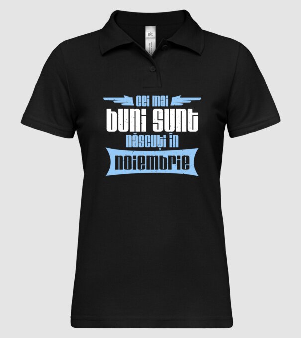Cei mai buni sunt născuți în noiembrie model negru pe tricou