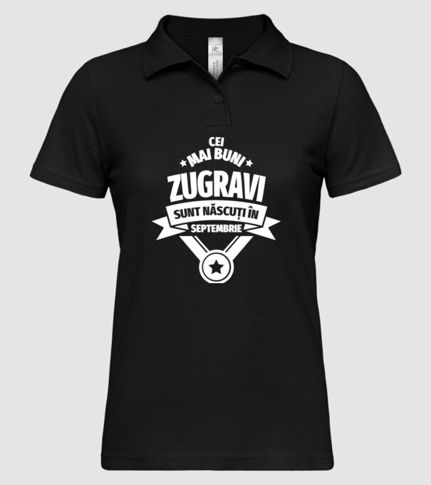Cei mai buni zugravi sunt născuți în Septembrie model negru pe tricou