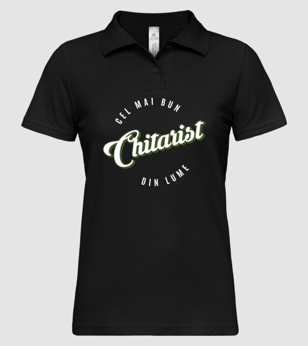 Cel mai bun Chitarist din lume model negru pe tricou