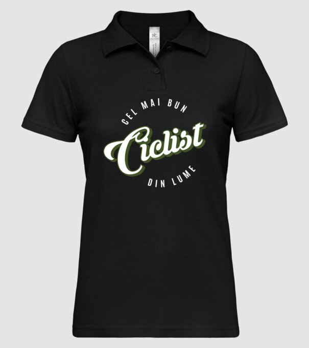 Cel mai bun Ciclist din lume model negru pe tricou