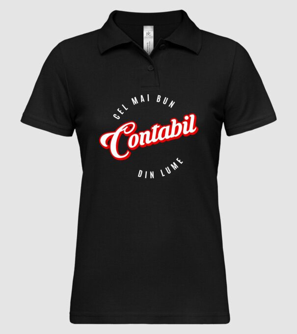 Cel mai bun CONTABIL din lume model negru pe tricou