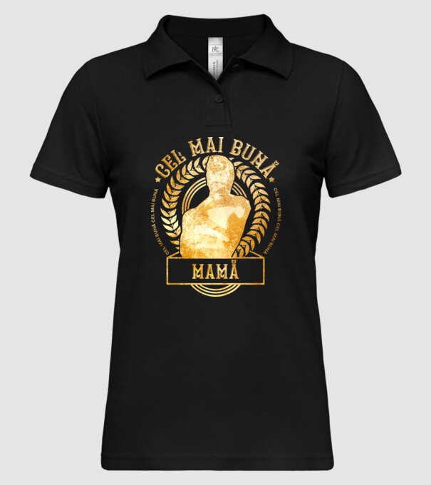 Cea mai bună mamă model negru pe tricou