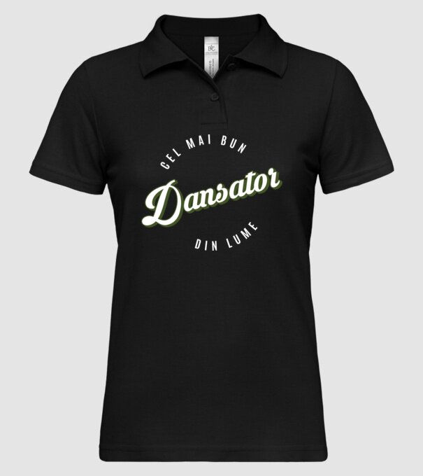 Cel mai bun Dansator din lume model negru pe tricou