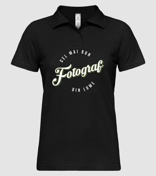 Cel mai bun Fotograf  din lume model negru pe tricou