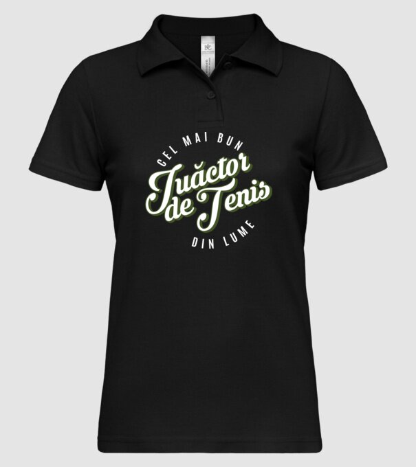 Cel mai bun Juăctor de tenis din lume model negru pe tricou