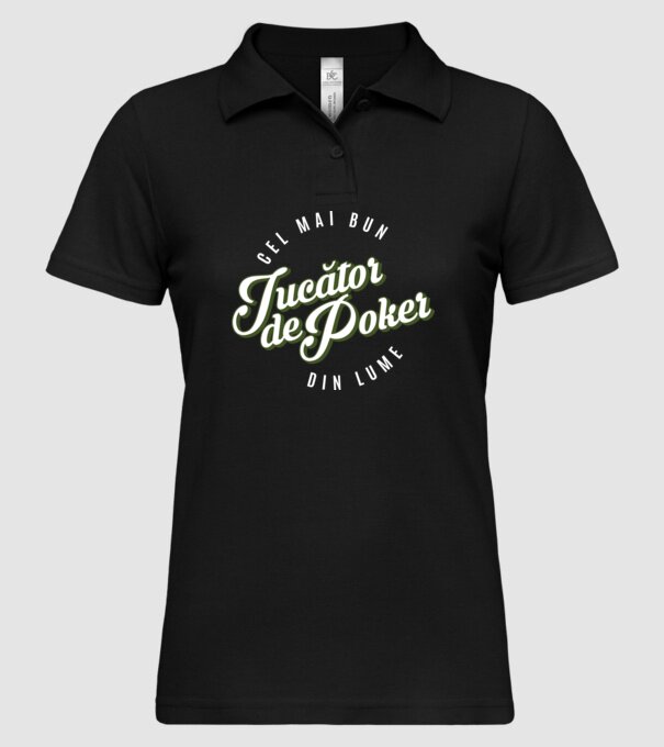 Cel mai bun Jucător de poker din lume model negru pe tricou