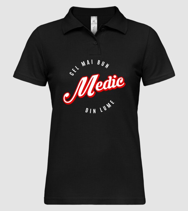 Cel mai bun MEDIC din lume model negru pe tricou