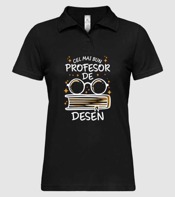 Cel mai bun profesor de desen model negru pe tricou