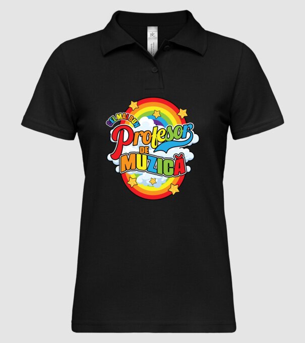 Cel mai bun profesor de muzică model negru pe tricou
