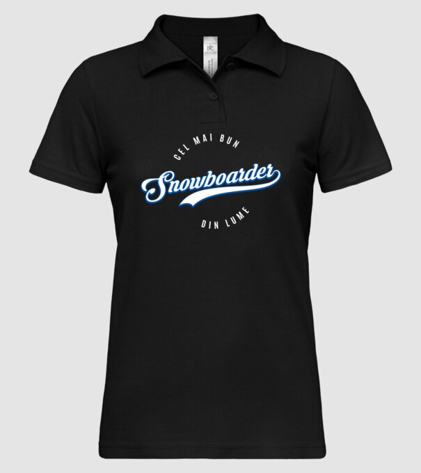 cel mai bun snowboarder din lume model negru pe tricou