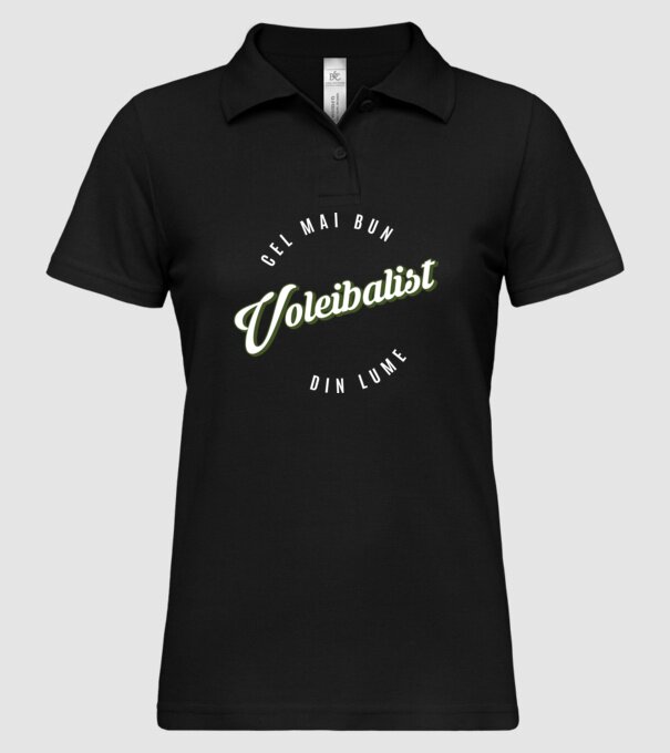 Cel mai bun Voleibalist din lume model negru pe tricou