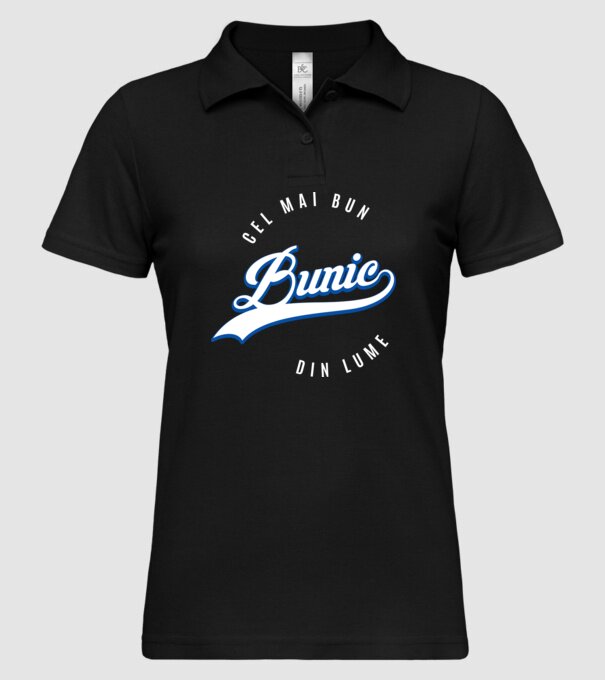 cel mai bun bunic din lume model negru pe tricou
