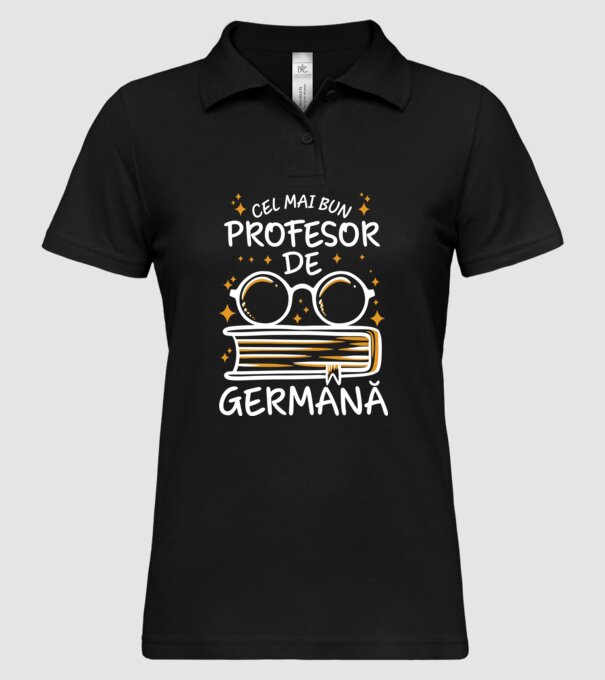 Cel mai profesor germană model negru pe tricou