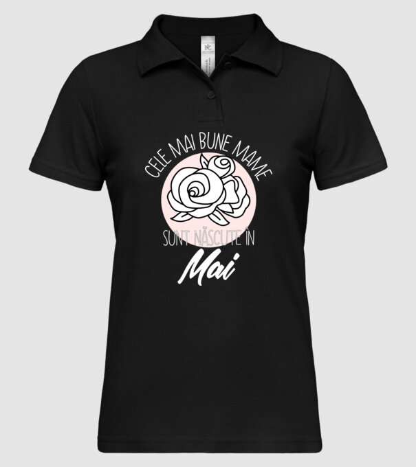 Cele mai bune mame sunt născute în Mai model negru pe tricou