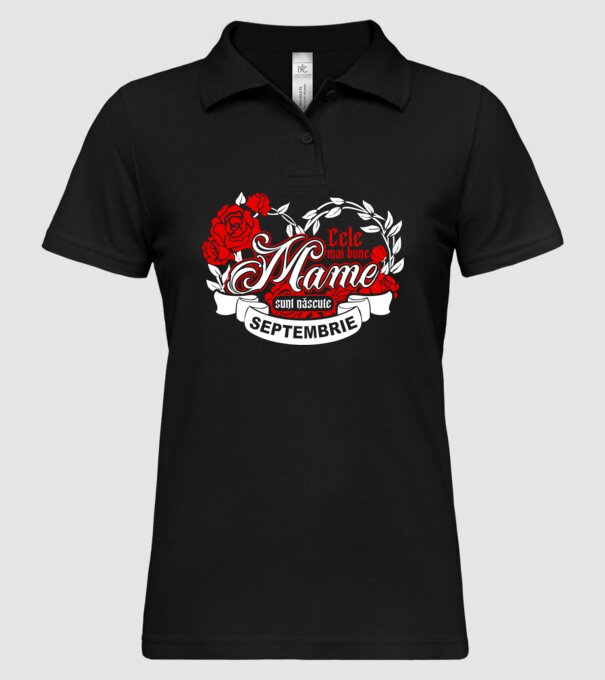 Cele mai bune mame sunt născute Septembrie model negru pe tricou