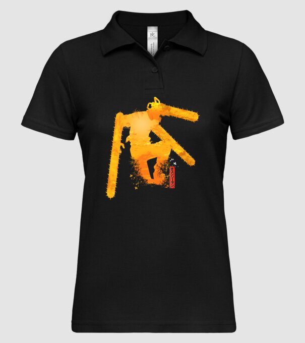 Chainsaw man Denji model negru pe tricou