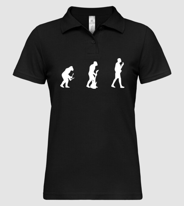 chitară evolution model negru pe tricou