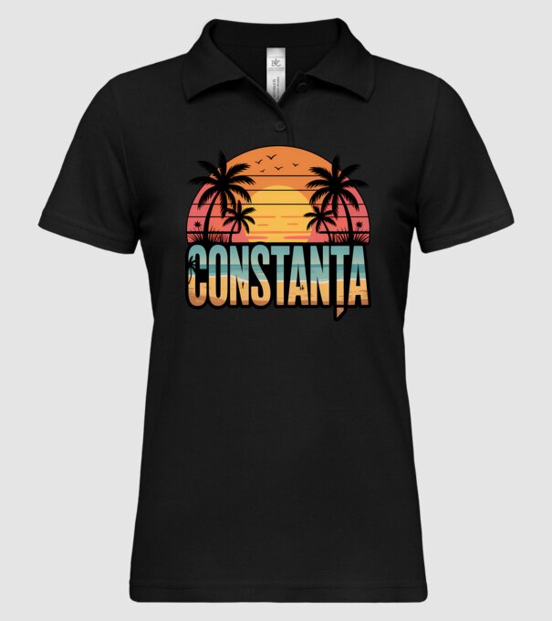 Constanța model negru pe tricou