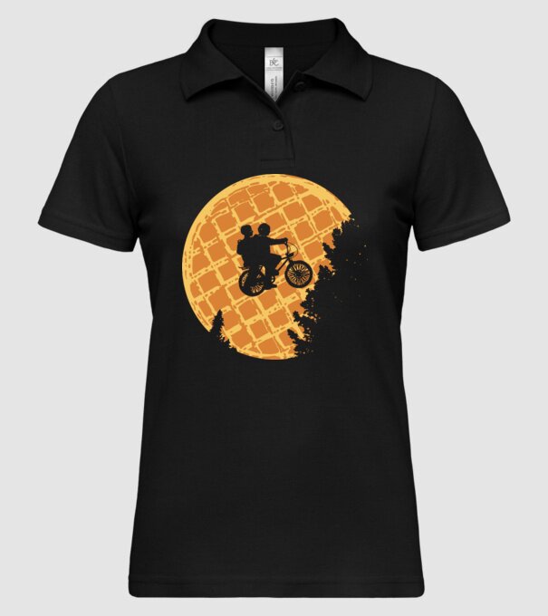cookie moon stranger things model negru pe tricou