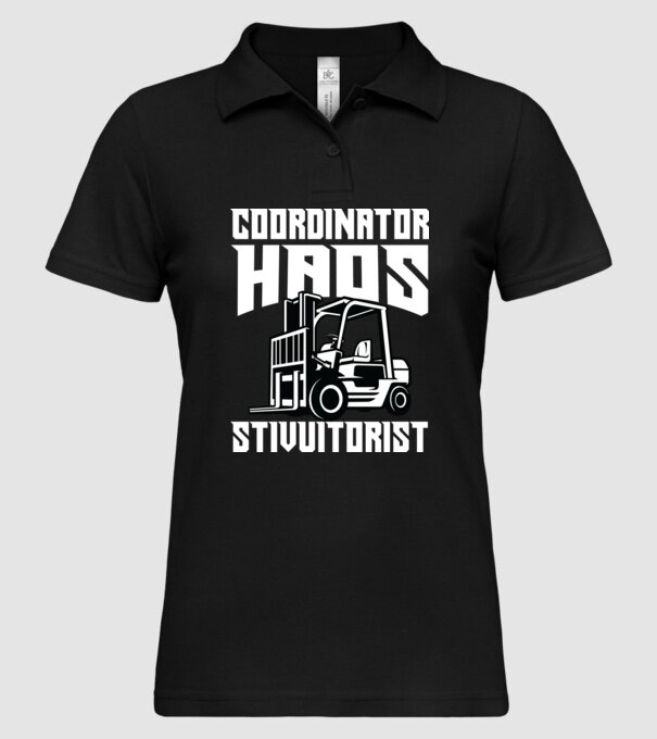 coordonator stivuitorist haos model negru pe tricou