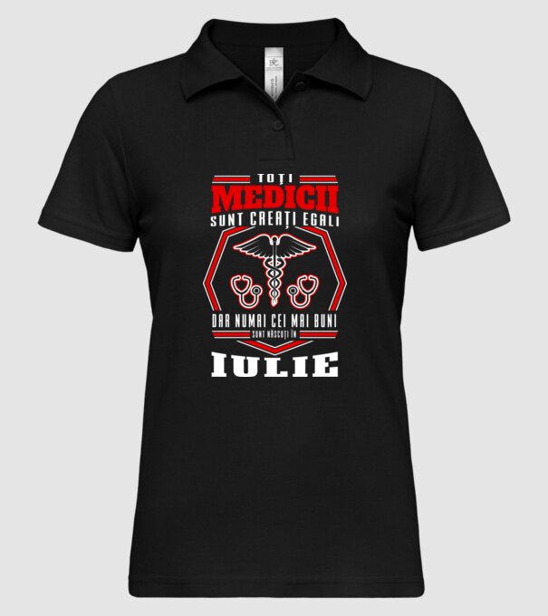 Toți Medicii sunt Creati egali iulie model negru pe tricou
