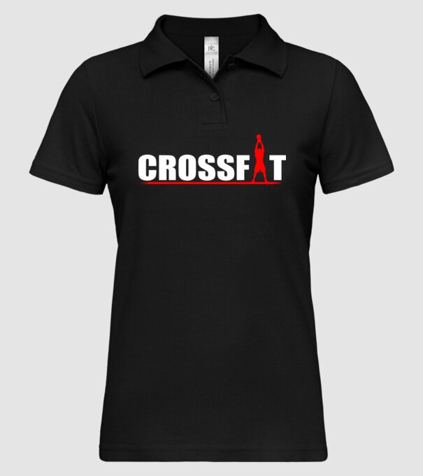 Crossfit model negru pe tricou