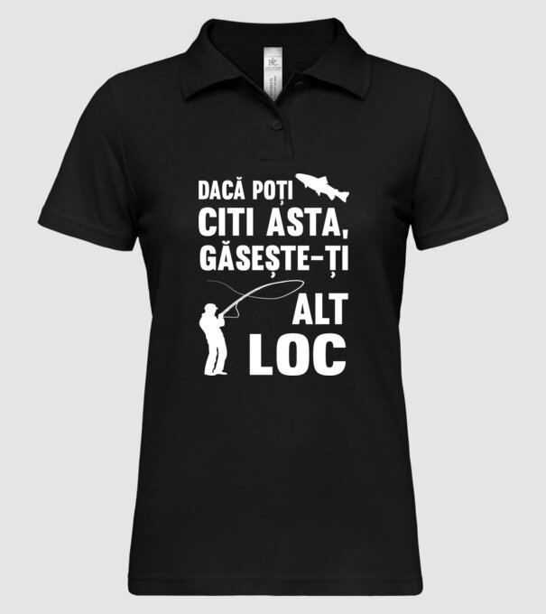 Dacă poți citi asta, găsește-ți alt loc model negru pe tricou