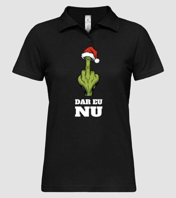 Dar eu NU Negru model negru pe tricou