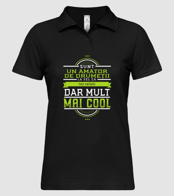 sunt un amator de drumeții, la fel ca toți ceilalți, dar mult mai cool model negru pe tricou
