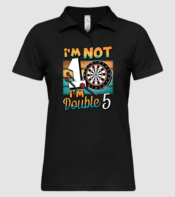 Darts Birthday 10 years old model negru pe tricou