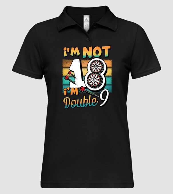 Darts Birthday 18 years old model negru pe tricou