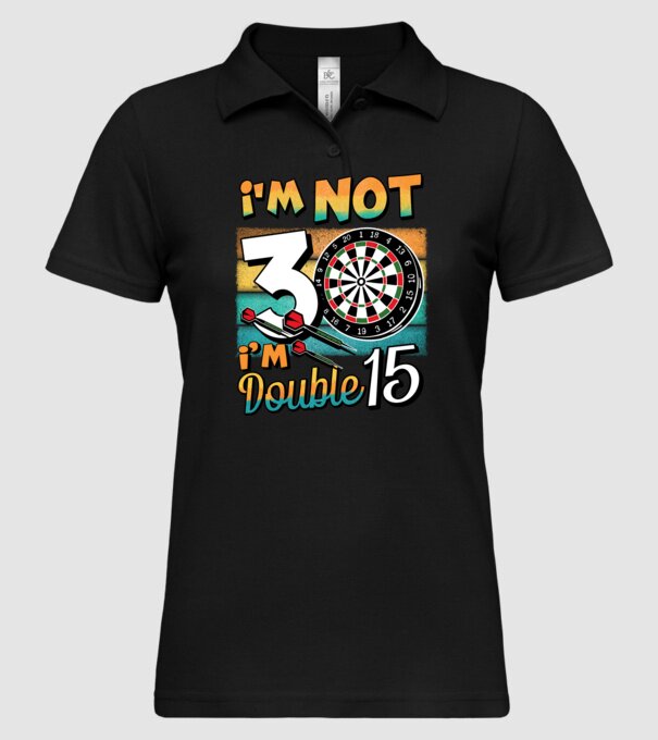 Darts Birthday 30 years old model negru pe tricou