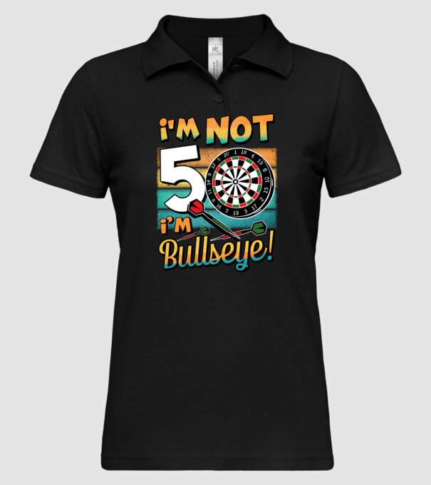 Darts Birthday 50 years old model negru pe tricou