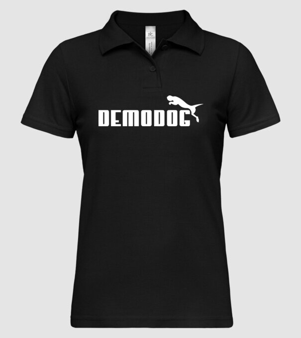 demodog logo model negru pe tricou