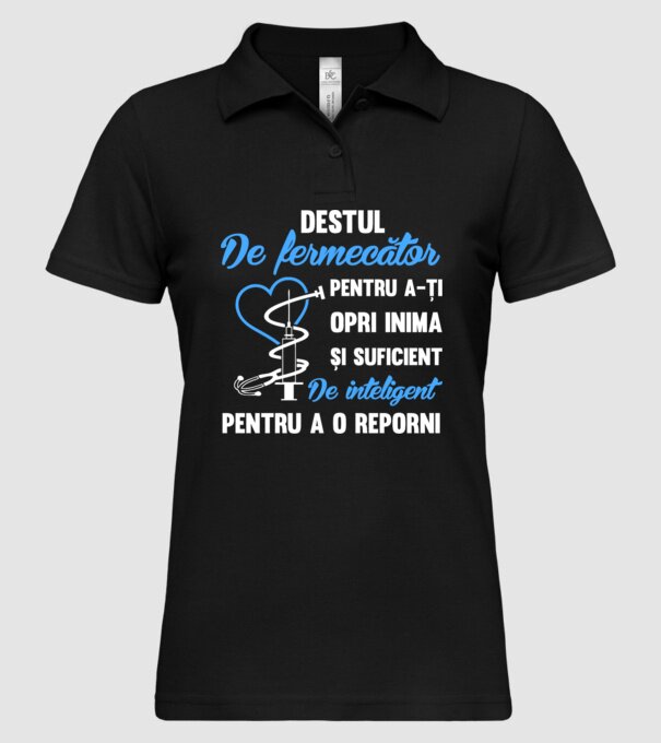 Destul de fermecător pentru a-ți opri inima și suficient de inteligent pentru a o reporni model negru pe tricou