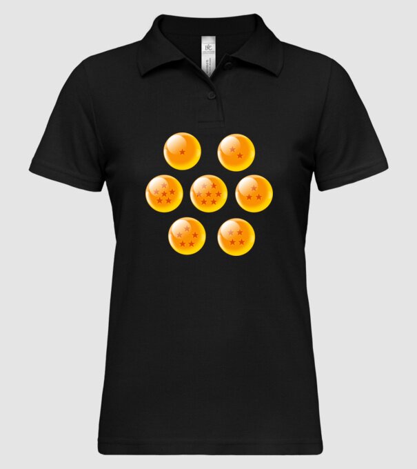 dragonballs model negru pe tricou