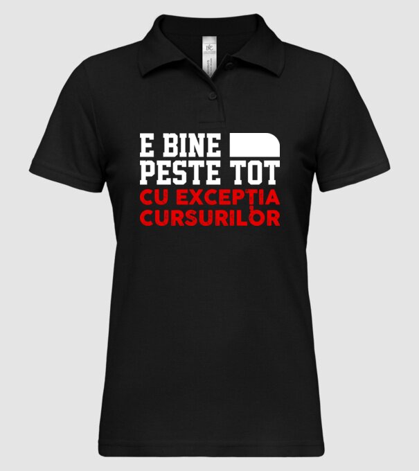 e bine peste tot, cu excepția cursurilor D1104825 model negru pe tricou