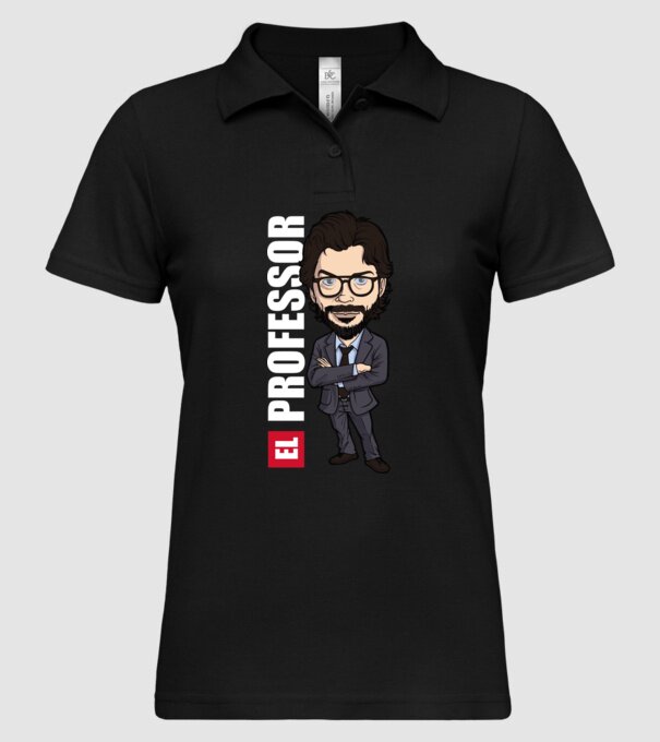 el professor drawing model negru pe tricou