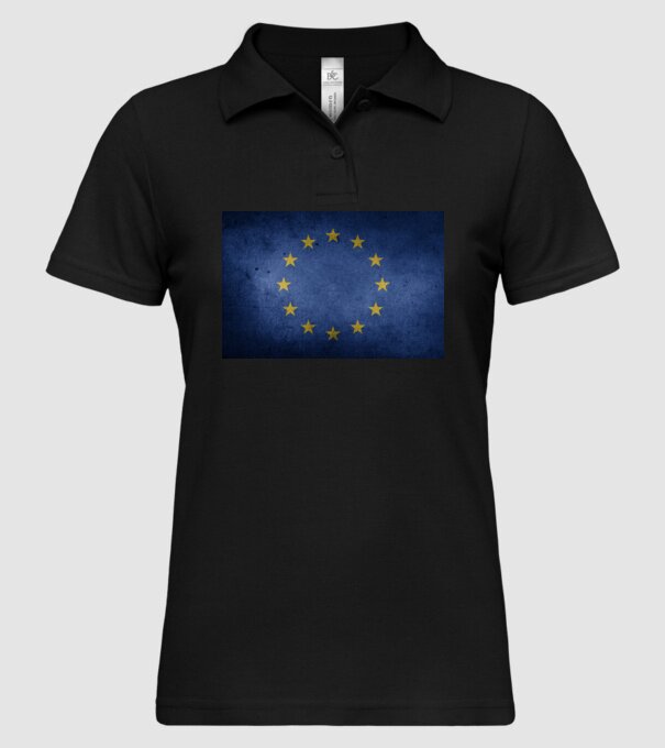 EU model negru pe tricou