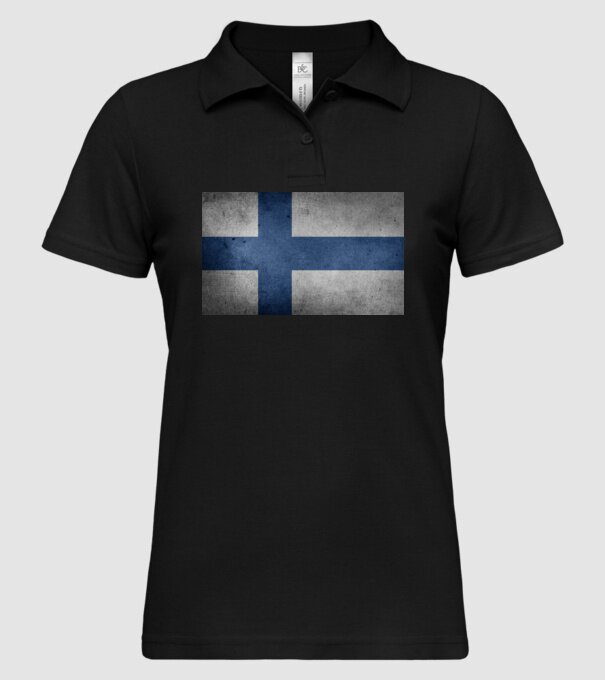 FINLAND model negru pe tricou
