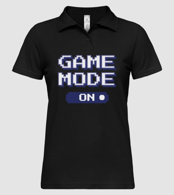 Gamer - Game mode on model negru pe tricou
