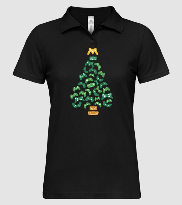 Gamer tree model negru pe tricou