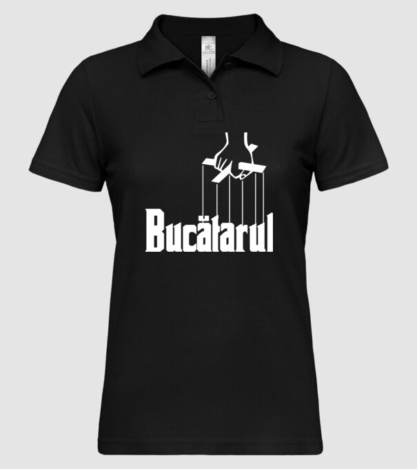 Bucătarul model negru pe tricou