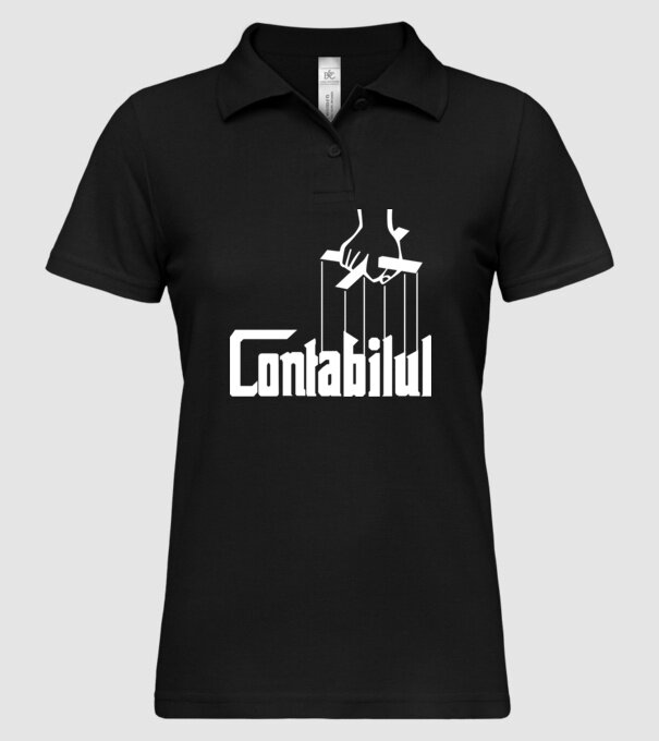 Contabilul model negru pe tricou