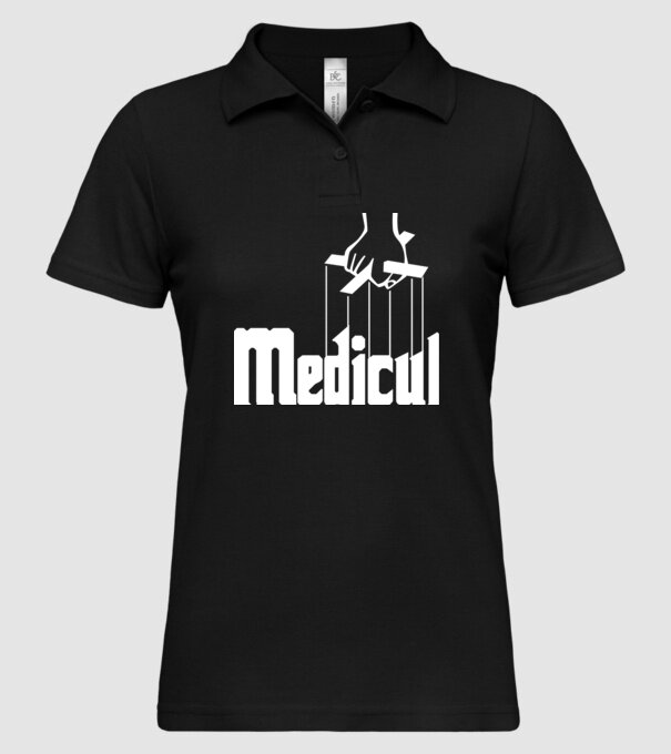 Medicul model negru pe tricou