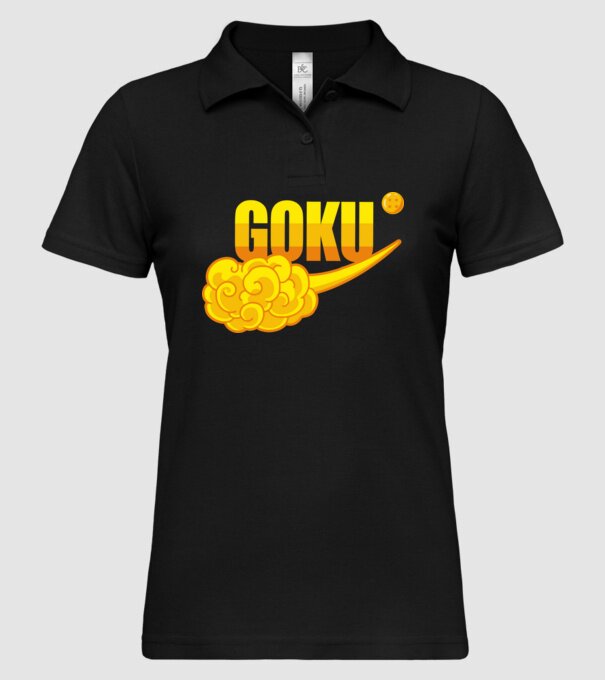 goku cloud model negru pe tricou