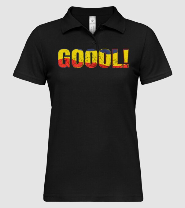 GOOOL model negru pe tricou