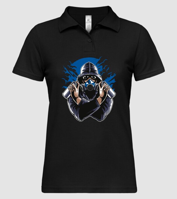 Graffiti model negru pe tricou